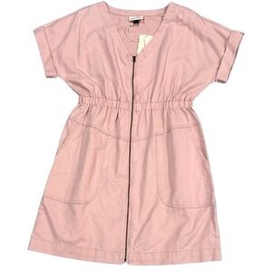 Universal Thread Dress Womens XS Mauve Pink Short Sleeve Cinched Waist‎ NWT